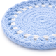 Handmade Cotton Yarn Blue Crochet Doily Coaster